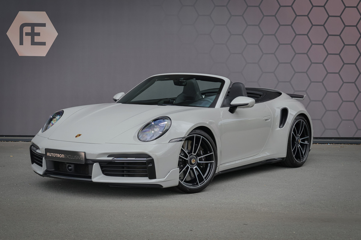 Porsche 911 Cabrio 3.8 Turbo S | SPORT DESIGN AERO KIT | LIFTING | FULL PPF | BOSE | GT SPORTSTUUR MET VERWARMING | PDLS+ | 360CAM | PASM |