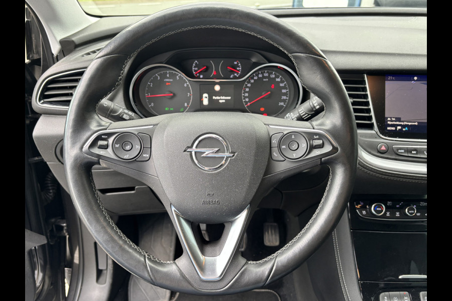 Opel Grandland X BWJ 2018 | 1.2T 131 PK Innovation | TREKHAAK | LEER |  ELKETR. STOELEN | ELEKTR. ACHTERKLEP | CAMERA | STOEL + STUURVERW. | STOELVERKOEL. | LEDER | FULL LED | KEYLESS |  CARPLAY + ANDROID | NAVI | CLIMA | CRUISE | LMV | PDC