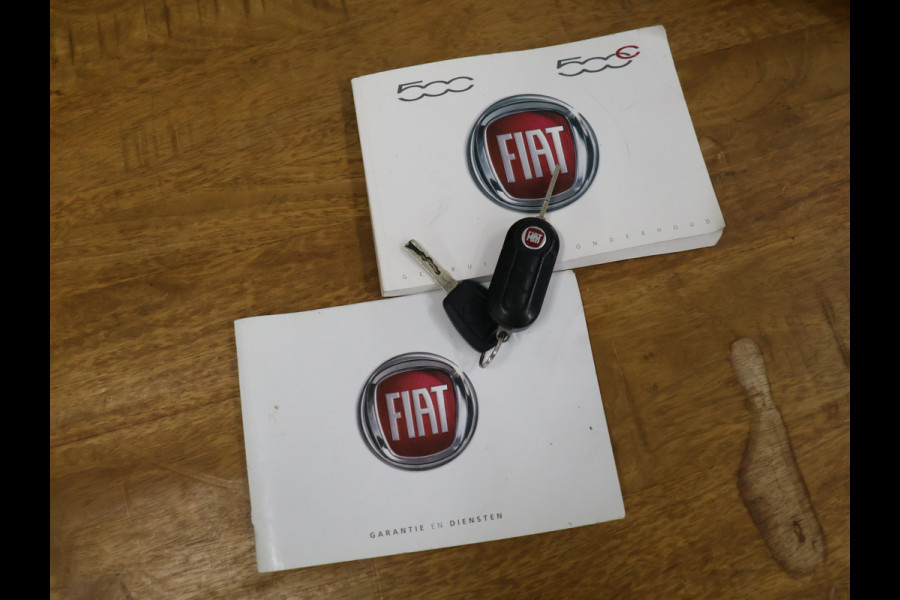 Fiat 500C 0.9 TwinAir Turbo Sport CABRIO [CRUISE CONTROL, BLUETOOTH, AIRCO, MULTIFUNCTIONEEL STUURWIEL, ELEKTRISCHE RAMEN, NIEUWSTAAT]