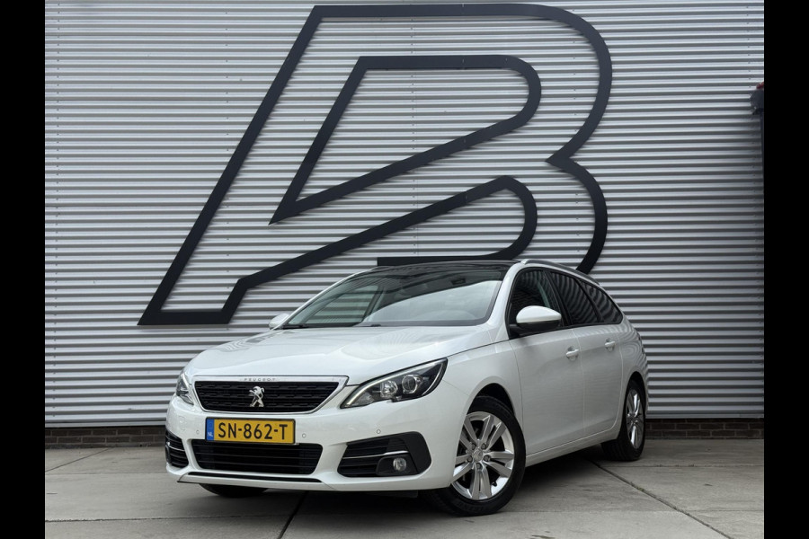 Peugeot 308 SW 1.2 PureTech Blue Lease Executive 2e Eigenaar|Navi|Clima|Cruise|Pano|Trekhaak|Carplay|PDC V+A|D-riem vv in2024|N.A.P|APK tot 04-2027