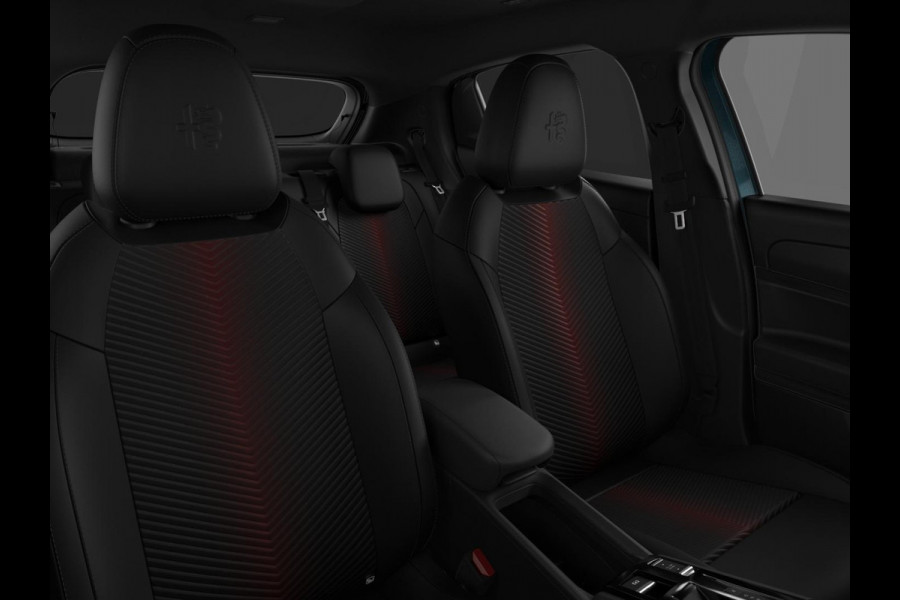 Alfa Romeo junior Elettrica Ti 54 kWh | Clima | Adapt. Cruise | Keyless | Handsfree A-Klep | PDC rondom | Pack Techno | Warmtepomp | Bicolore