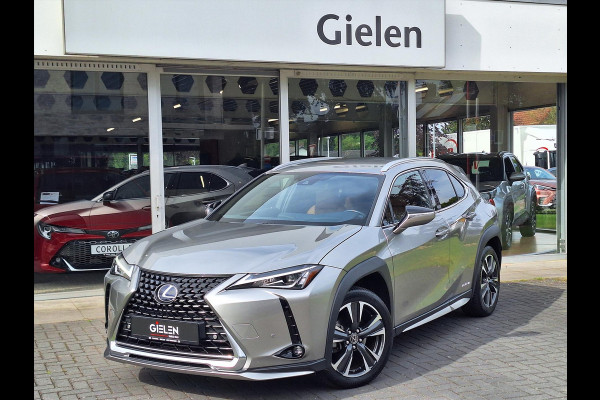 Lexus UX 250h AWD Luxury Line | 4X4, Leer, Stoelverwarming, Navigatie, Parkeersensoren, 18 inch, Privacy glass