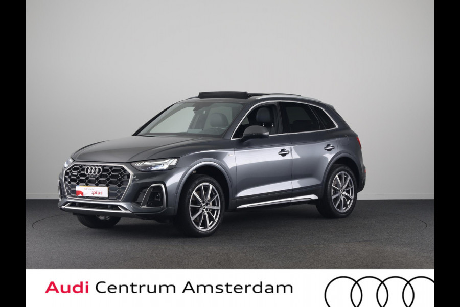 Audi Q5 50 TFSI e S edition 299pk | Panoramdak | 20 Inch Audi Sport velgen | Verwarmbare voorstoelen | Pack Tour | Pack Parking | Matrix Led verlichting
