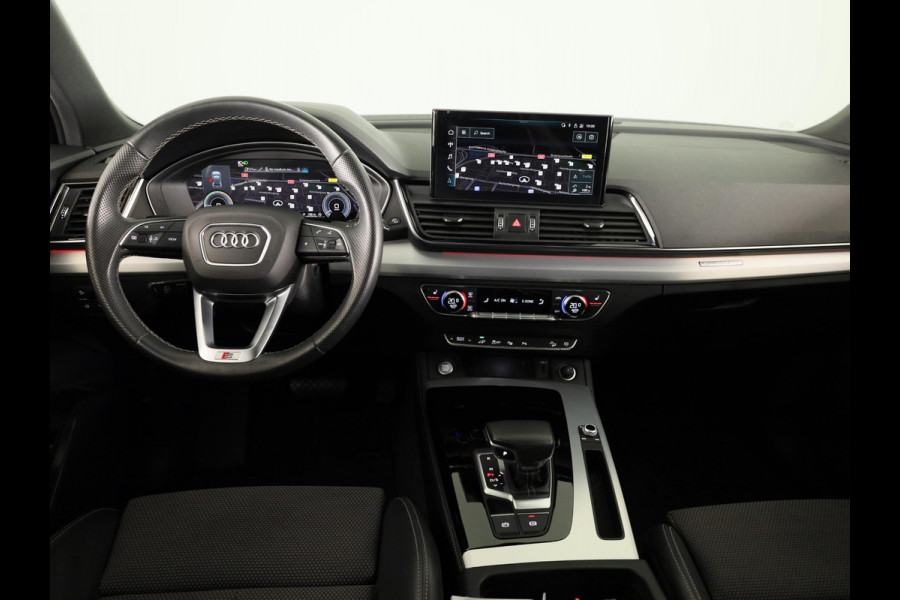 Audi Q5 50 TFSI e S edition 299pk | Panoramdak | 20 Inch Audi Sport velgen | Verwarmbare voorstoelen | Pack Tour | Pack Parking | Matrix Led verlichting