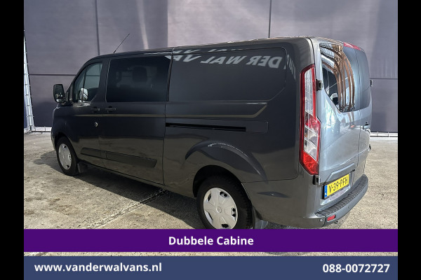 Ford Transit Custom 2.0 TDCI 170pk L2H1 Dubbele Cabine Euro6 Airco | 5-Zits | 2x Zijdeur | Camera | LED Apple Carplay, Android Auto, Cruisecontrol, Parkeersensoren, Stoelverwarming, Verwarmde voorruit 2800kg trekvermogen