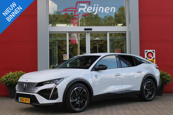 Peugeot 408 1.2 Hybrid 145PK AUTOMAAT GT | 360° CAMERA | DODEHOEK DETECTIE | KEYLESS ENTRY/START | ADAPTIVE CRUISE CONTROL | NAVIGATIE | DRAADLOZE APPLE CARPLAY/ANDROID AUTO | PARKEERSENSOREN VOOR + ACHTER | LED MATRIX KOPLAMPEN | 19" LICHTMETALEN VELGEN | ELEKTRISCH BEDIENBARE ACHTERKLEP | CLIMATE CONTROL | STUUR VERWARMING |