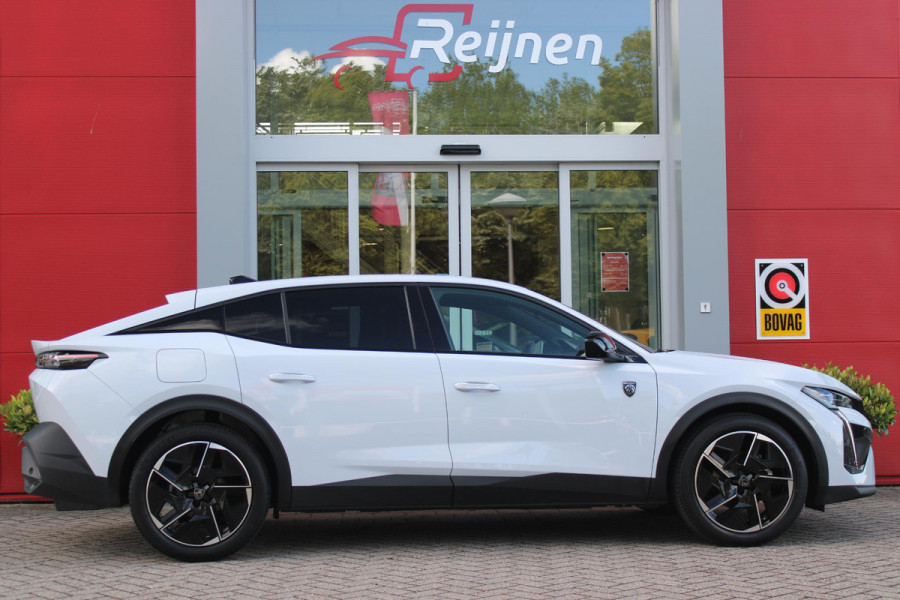 Peugeot 408 1.2 Hybrid 145PK AUTOMAAT GT | 360° CAMERA | DODEHOEK DETECTIE | KEYLESS ENTRY/START | ADAPTIVE CRUISE CONTROL | NAVIGATIE | DRAADLOZE APPLE CARPLAY/ANDROID AUTO | PARKEERSENSOREN VOOR + ACHTER | LED MATRIX KOPLAMPEN | 19" LICHTMETALEN VELGEN | ELEKTRISCH BEDIENBARE ACHTERKLEP | CLIMATE CONTROL | STUUR VERWARMING |