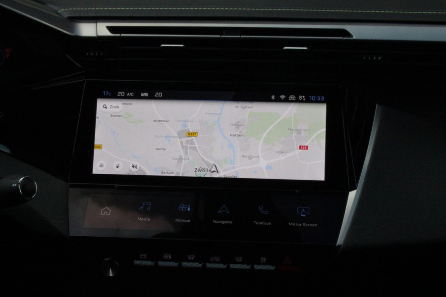 Peugeot 408 1.2 Hybrid 145PK AUTOMAAT GT | 360° CAMERA | DODEHOEK DETECTIE | KEYLESS ENTRY/START | ADAPTIVE CRUISE CONTROL | NAVIGATIE | DRAADLOZE APPLE CARPLAY/ANDROID AUTO | PARKEERSENSOREN VOOR + ACHTER | LED MATRIX KOPLAMPEN | 19" LICHTMETALEN VELGEN | ELEKTRISCH BEDIENBARE ACHTERKLEP | CLIMATE CONTROL | STUUR VERWARMING |
