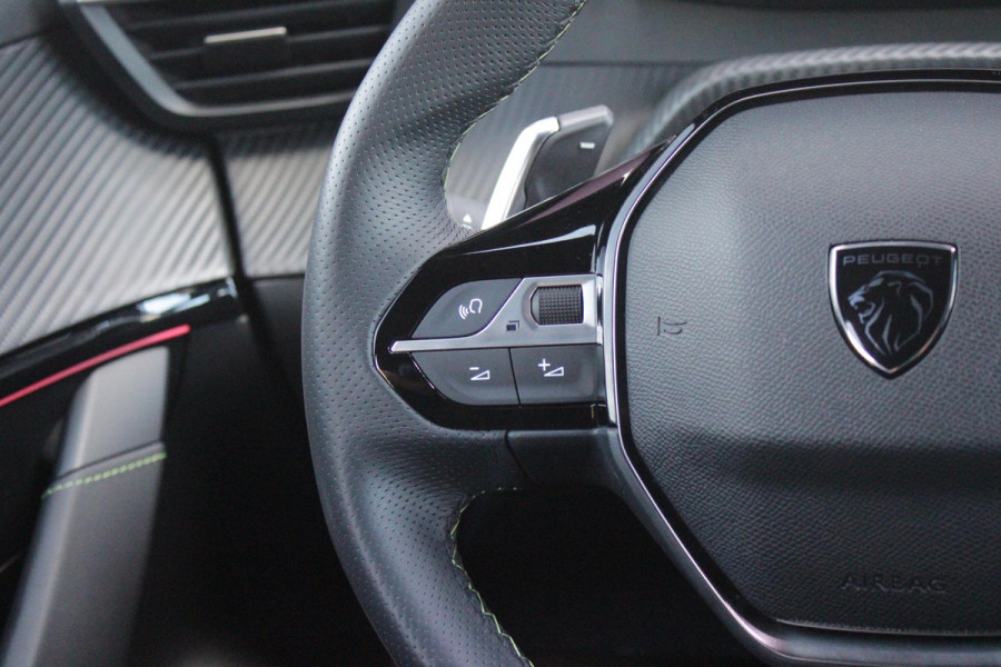 Peugeot 208 1.2 Hybrid 145PK AUTOMAAT GT | CAMERA VOOR + ACHTER | NAVIGATIE | DRAADLOZE APPLE CARPLAY/ANDROID AUTO | FULL LED KOPLAMPEN | LICHTMETALEN VELGEN 17" | DODEHOEK DETECTIE | DRAADLOZE TELEFOONLADER | KEYLESS ENTRY/START | DAB+ RADIO | ADAPTIVE CRUISE CONTROL | CLIMATE CONTROL |