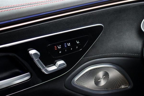 Mercedes-Benz EQS 450+ AMG Line Premium+ 108 kWh | SoH 98,58% | Luchtvering | Achterasbesturing | Distronic+ | Burmester | Stoelventilatie | Massage | Digital Light | Panoramadak | HUD | Verwarmd Stuurwiel |