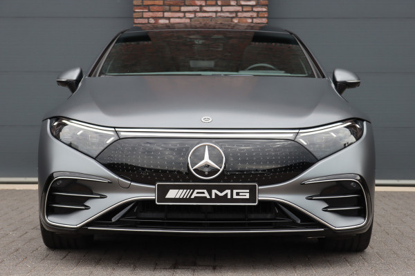 Mercedes-Benz EQS 450+ AMG Line Premium+ 108 kWh | SoH 98,58% | Luchtvering | Achterasbesturing | Distronic+ | Burmester | Stoelventilatie | Massage | Digital Light | Panoramadak | HUD | Verwarmd Stuurwiel |