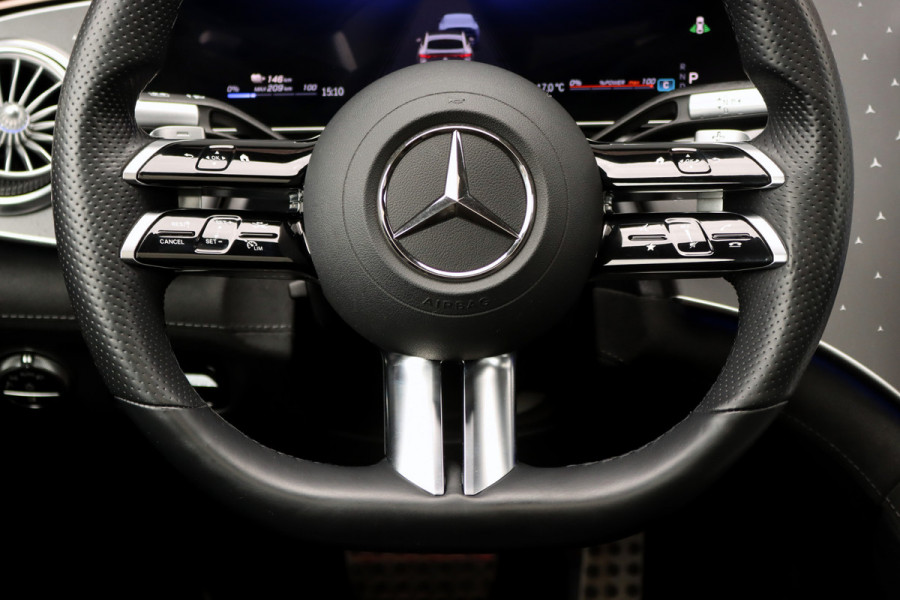 Mercedes-Benz EQS 450+ AMG Line Premium+ 108 kWh | SoH 98,58% | Luchtvering | Achterasbesturing | Distronic+ | Burmester | Stoelventilatie | Massage | Digital Light | Panoramadak | HUD | Verwarmd Stuurwiel |