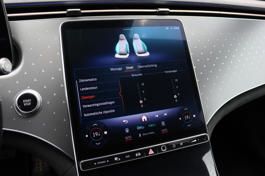 Mercedes-Benz EQS 450+ AMG Line Premium+ 108 kWh | SoH 98,58% | Luchtvering | Achterasbesturing | Distronic+ | Burmester | Stoelventilatie | Massage | Digital Light | Panoramadak | HUD | Verwarmd Stuurwiel |