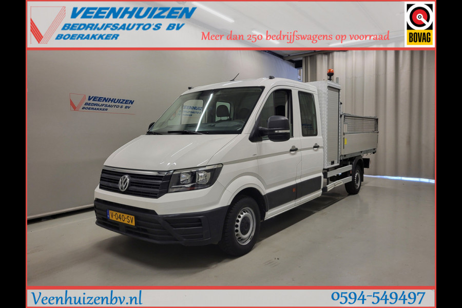 Volkswagen Crafter 2.0TDI Dubbele Cabine Kipper Automaat Euro 6!