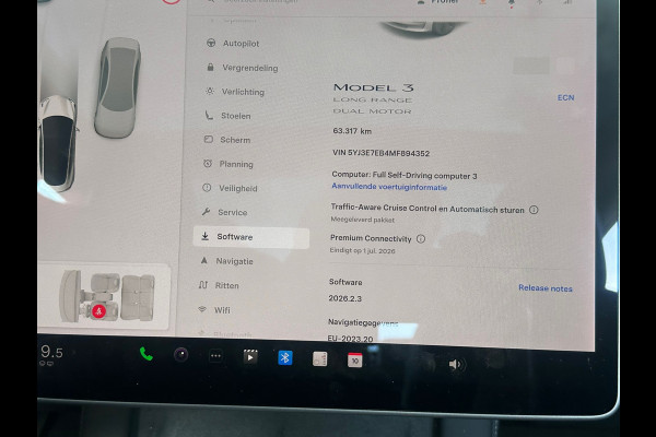 Tesla Model 3 Long Range AWD 75 kWh WARMTEPOMP| SOH 93.2 %