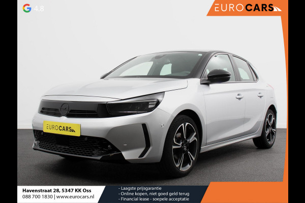 Opel Corsa 1.2 GS Panorama dak Climate Control Achteruitrij Camera Parkeersensoren Cruise control LED Verwarmde voorstoelen Stuurwiel verwarmd Apple carplay/ Android Auto