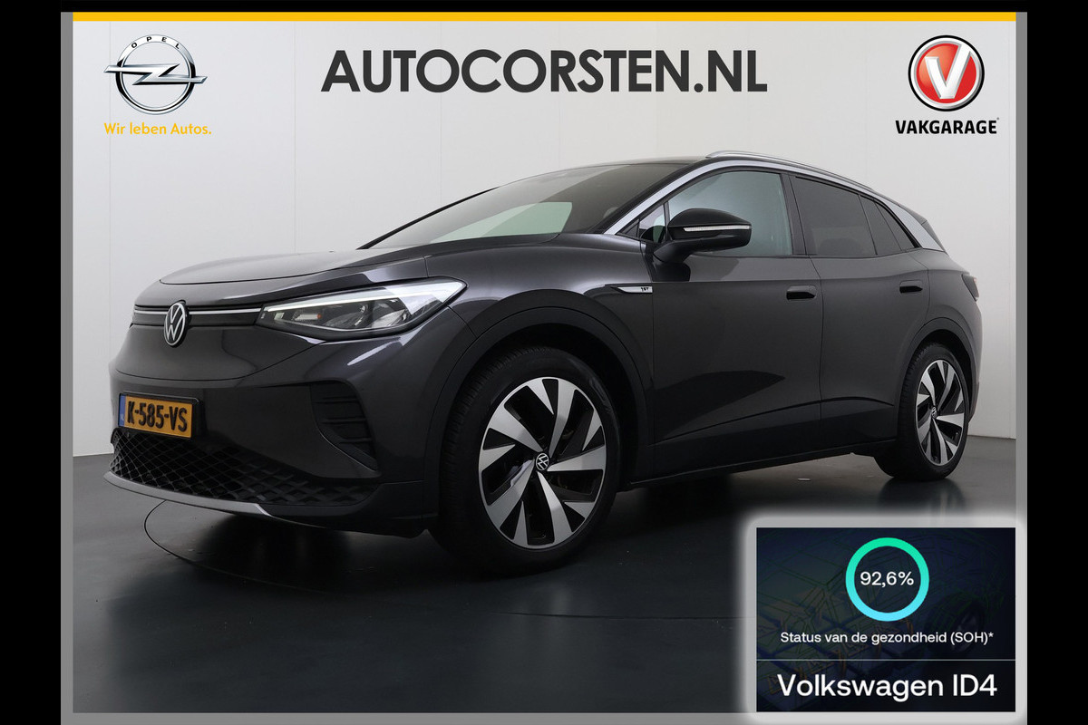 Volkswagen ID.4 1st 82Wh SOH 92,6% Navi Camera Adap.Cruise Pdc Stoel+Stuurverwarming Apple Carplay Android Auto Privacy Glas Lmv 20" Led Bluetooth Voorruitverwarming Isofix 1e Eigenaar Origineel Nederlandse Auto