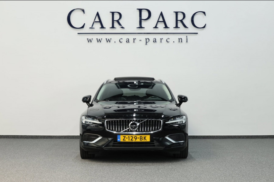 Volvo V60 2.0 T8 Twin Engine AWD R-Design BTW/LED/VIRTUAL/PANO/LEER+S.VERWARMING+MEMORY/KEYLES/CAM/HUD/LINE/ACC/12 MDN GARANTIE!