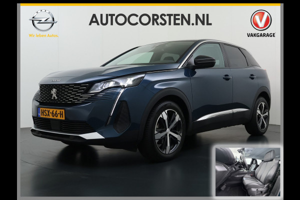 Peugeot 3008 T131pk Automaat 360°Camera Apple Carplay Android 1/2 Leer Keyless Bordherk. Lane-dep. Flippers Led Navi Stoelverw. Grootlichtassistent Isofix CruiseControl Ecc Usb Bluetooth Verst.Stoelen 18''LM 1.2 PureTech Allure  Pack Business