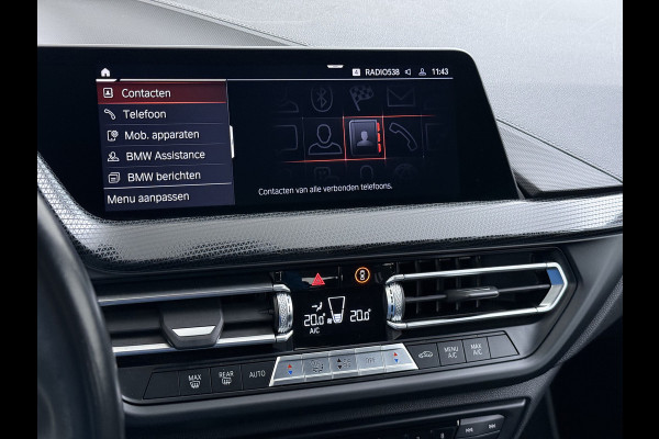 BMW 1-serie 118i AUT-7 Sport-Line Navi Ecc Live-Cockpit-Pro 1/2 Leer Sportstoelen Apple Carplay Android Auto Cruise Control Pdc Business Ed. DAB Lmv 17" Adap.Led Regen-Lichtsensor Isofix 1e Eigenaar Origineel Nederlandse Auto Dealeronderhouden