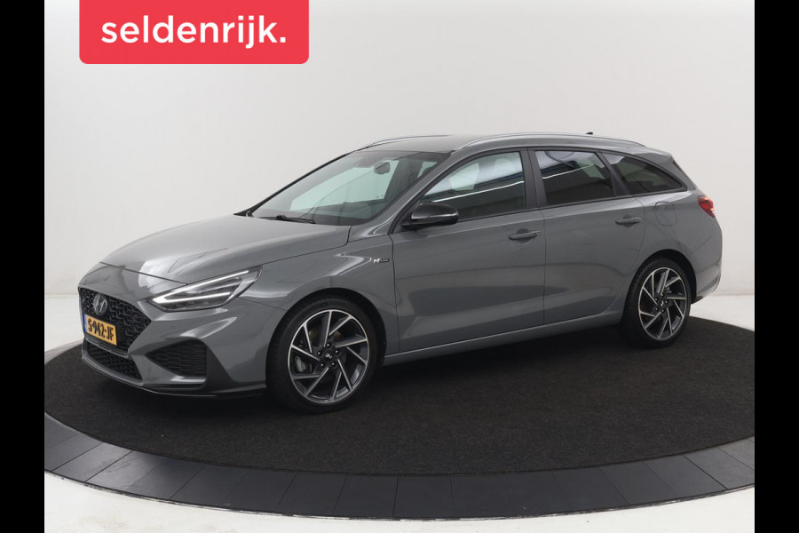 Hyundai i30 1.5 T-GDi MHEV N Line | Stoelverwarming | Leder/Alcantara | Adaptive cruise | Memory | Carplay | Camera | Navigatie | Keyless | Full LED | 18'' | Side Assist | Parkeerhulp
