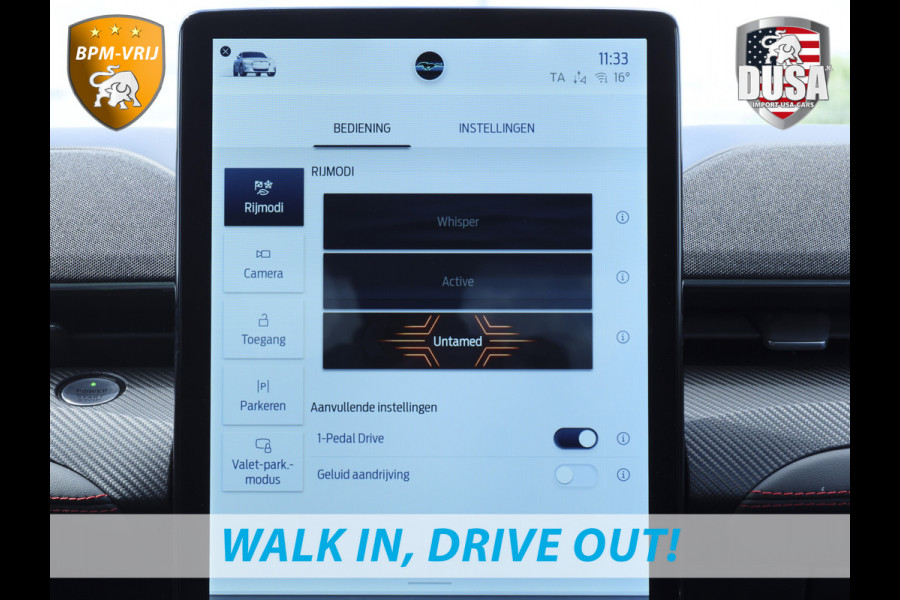 Ford Mustang Mach-E Extended AWD EV | Snelladen DC | Groot 15,5" Touchscreen | Bang & Olufsen Audio Nieuw binnen!