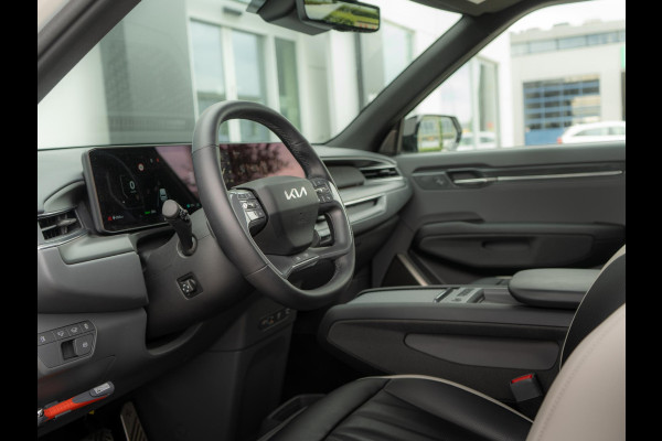 Kia EV9 GT-Line AWD 99.8 kWh Elektrische trekhaak | All Seasons | 7-Pers. | 21" | Head-Up | Stoel-/Stuurverwarming | Premium Audio | Schuif-/kanteldak | Adapt. Cruise |