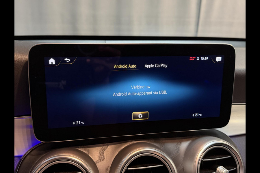 Mercedes-Benz GLC 300e 4MATIC AMG Line 19"/Trekhaak/Stoel + stuurverwarming + memory l+r/Adaptieve cruise/Dodehoek/Rijstrooksensor/Sfeerverlichting/Apple Carplay & Android Auto