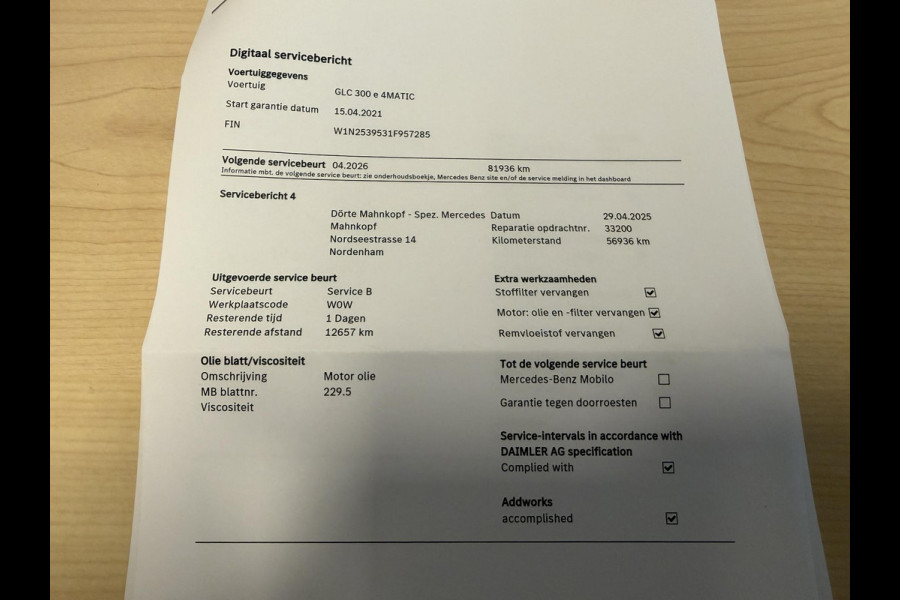 Mercedes-Benz GLC 300e 4MATIC AMG Line 19"/Trekhaak/Stoel + stuurverwarming + memory l+r/Adaptieve cruise/Dodehoek/Rijstrooksensor/Sfeerverlichting/Apple Carplay & Android Auto