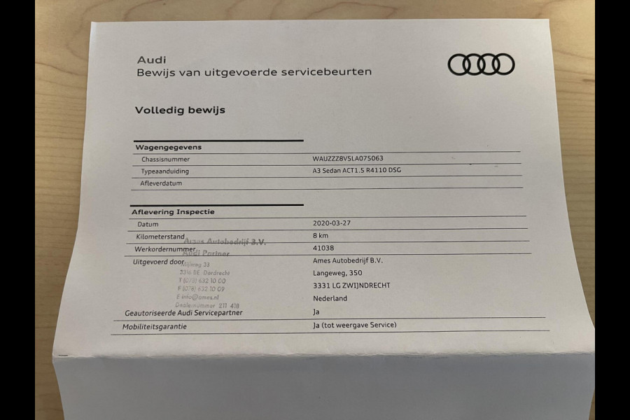 Audi A3 Limousine 35 TFSI CoD Advance 17"/Virtual Cockpit/Climate/PDC v+a/LED/Navigatie