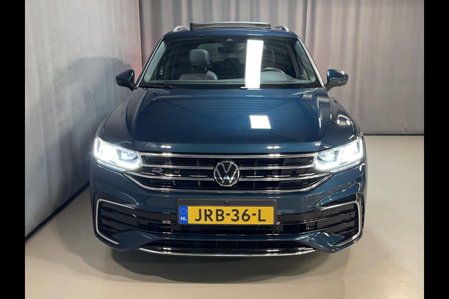 Volkswagen Tiguan 1.4 TSI eHybrid R-Line Business+ FABRIEKSGARANTIE TOT 03-2027 20"/VOL Leder + memory/Panoramadak/360 camera/Elektrische klep/Dodehoek/Stuur + stoelverwarming/IQ Lights/Adaptieve cruise