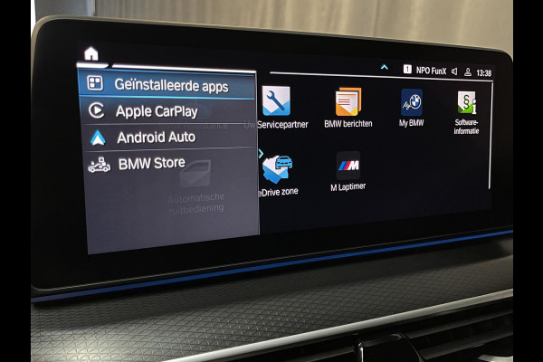 BMW 5 Serie 530e Business Edition Plus M Sport 19"/Schuif-kanteldak/Trekhaak/Camera/Stoelverwarming + memory/PDC v+a/LED