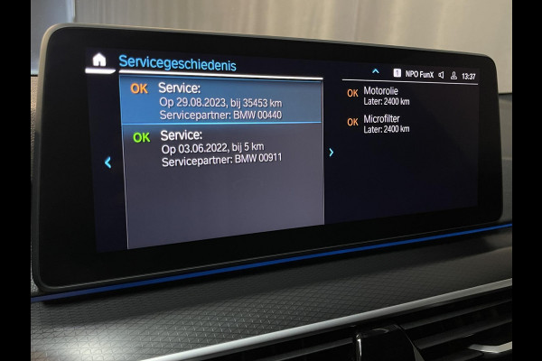 BMW 5 Serie 530e Business Edition Plus M Sport 19"/Schuif-kanteldak/Trekhaak/Camera/Stoelverwarming + memory/PDC v+a/LED