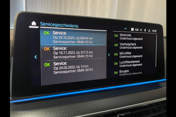 BMW 5 Serie Touring 530e High Executive M Sport 18"/Panoramadak/Laser LED/Adaptief onderstel/Head-up/Keyless/Stoelverwarming/Adaptieve cruise/Dodehoek/Camera/Apple Carplay & Android Auto/HiFi