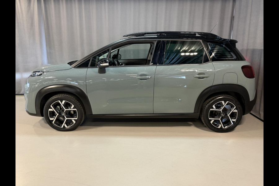 Citroën C3 Aircross 1.2 PureTech Shine 16"/Panoramadak/Leder/Stoelverwarming/Camera/Navigatie/Apple Carplay & Android Auto