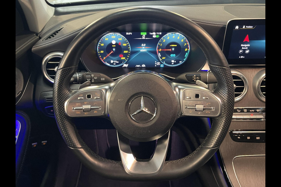 Mercedes-Benz GLC 300e 4MATIC AMG Line 19"/Panoramadak/Luchtvering/Burmester/360 camera/Trekhaak/Multibeam/Adaptieve cruise/Keyless/Dodehoek