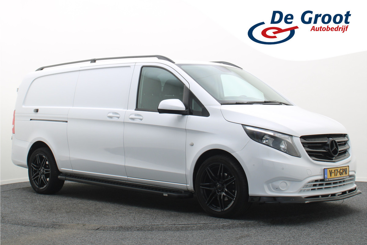 Mercedes-Benz Vito 116 CDI Extra Lang Automaat 3-Zits, Airco, Navigatie, Camera, Apple CarPlay, Cruise, Achterdeuren 270°