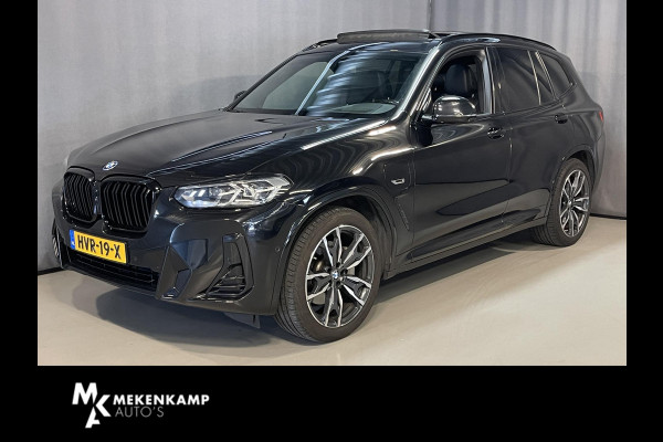 BMW X3 xDrive30e High Executive M Sport 20"/Panoramadak/Leder + memory/360 camera/Harman Kardon/Keyless/Dodehoek/Head-up/Adaptief onderstel + Sport steering/Stoelverwarming/Alarm