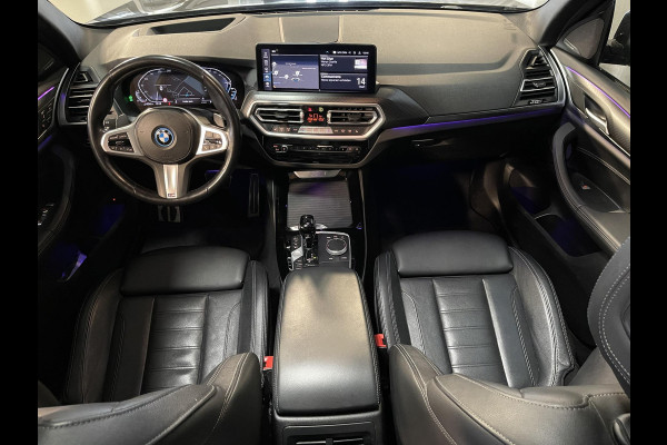 BMW X3 xDrive30e High Executive M Sport 20"/Panoramadak/Leder + memory/360 camera/Harman Kardon/Keyless/Dodehoek/Head-up/Adaptief onderstel + Sport steering/Stoelverwarming/Alarm