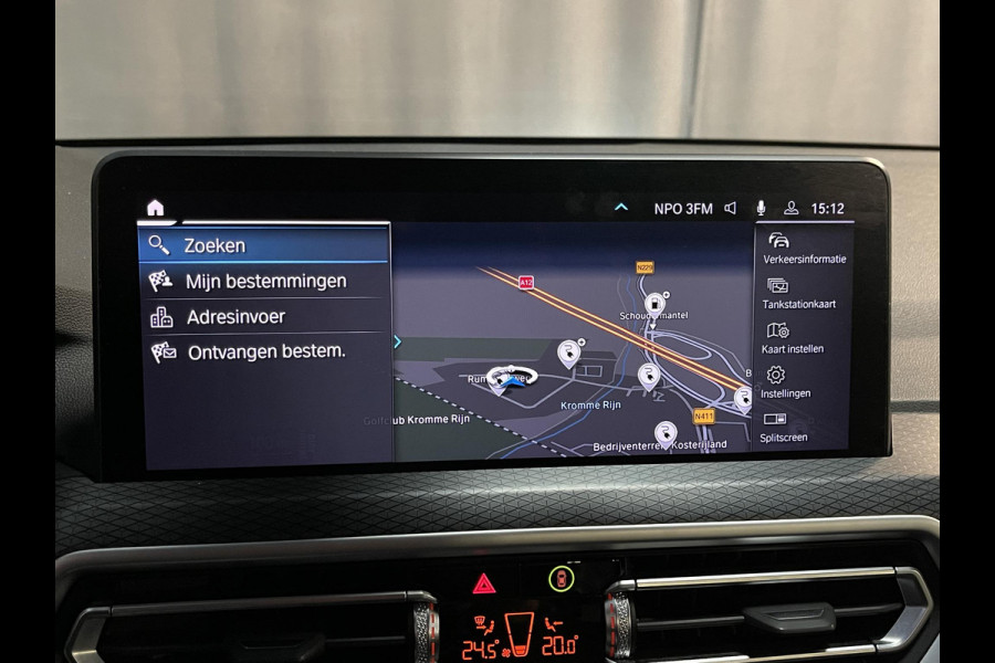 BMW X3 xDrive30e High Executive M Sport 20"/Panoramadak/Leder + memory/360 camera/Harman Kardon/Keyless/Dodehoek/Head-up/Adaptief onderstel + Sport steering/Stoelverwarming/Alarm
