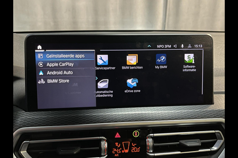 BMW X3 xDrive30e High Executive M Sport 20"/Panoramadak/Leder + memory/360 camera/Harman Kardon/Keyless/Dodehoek/Head-up/Adaptief onderstel + Sport steering/Stoelverwarming/Alarm