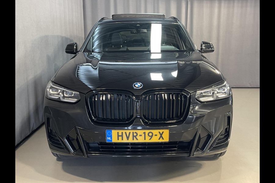 BMW X3 xDrive30e High Executive M Sport 20"/Panoramadak/Leder + memory/360 camera/Harman Kardon/Keyless/Dodehoek/Head-up/Adaptief onderstel + Sport steering/Stoelverwarming/Alarm