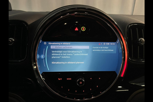 MINI Countryman 1.5 Cooper S E ALL4 18"/Adaptieve cruise/Sportstoel + memory/Stoel + voorruitverwarming/Head-up/Keyless/Camera