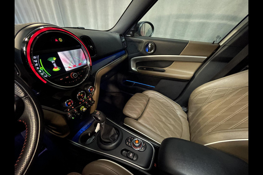 MINI Countryman 1.5 Cooper S E ALL4 John Cooper Works 18"/Panoramadak/Adaptieve cruise/Leder + memory + stoelverwarming/Harman Kardon/Keyless/Elektrische klep/Head-up/Camera