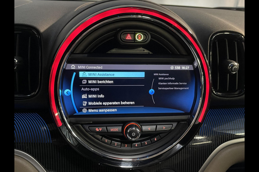 MINI Countryman 1.5 Cooper S E ALL4 John Cooper Works 18"/Panoramadak/Adaptieve cruise/Leder + memory + stoelverwarming/Harman Kardon/Keyless/Elektrische klep/Head-up/Camera