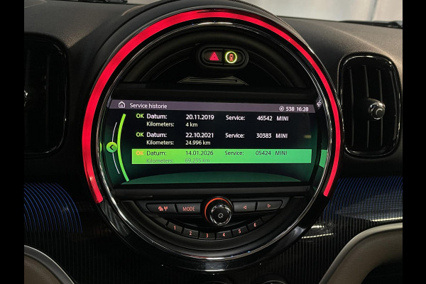 MINI Countryman 1.5 Cooper S E ALL4 John Cooper Works 18"/Panoramadak/Adaptieve cruise/Leder + memory + stoelverwarming/Harman Kardon/Keyless/Elektrische klep/Head-up/Camera