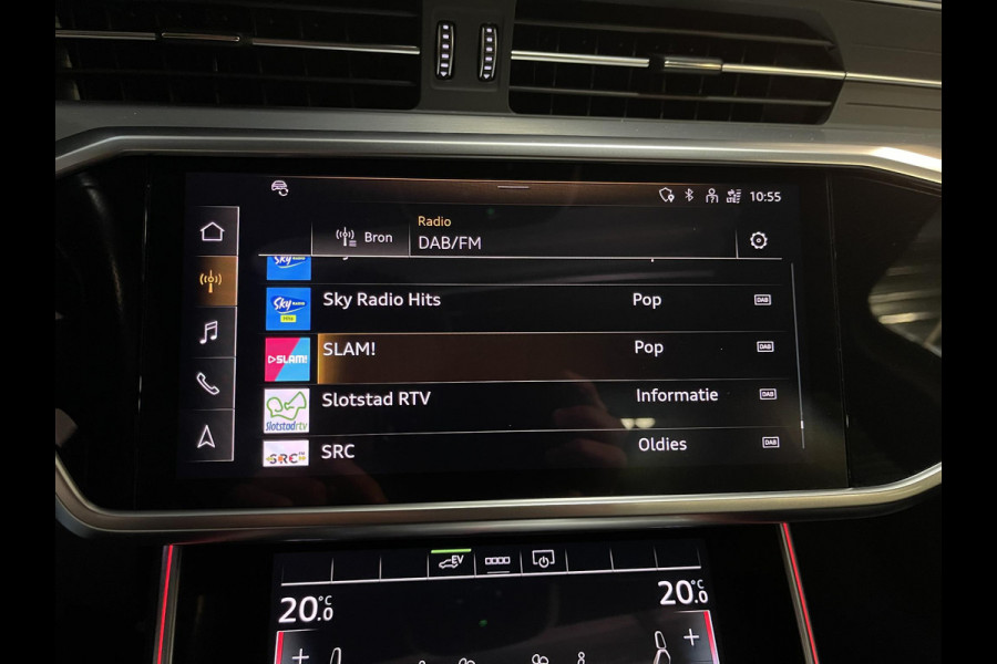 Audi A6 Avant 55 TFSI e quattro Pro Line S Competition 20"/RS stoelen leder + memory/Panoramadak/Trekhaak/B&O audio/Stoel + stuurverwarming/Adaptieve cruise/Keyless/Camera/Matrix LED