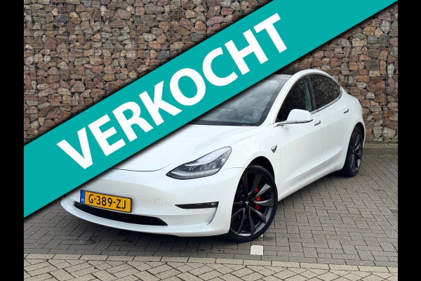 Tesla Model 3 Performance AWD 75 kWh 340kw Dual Motor