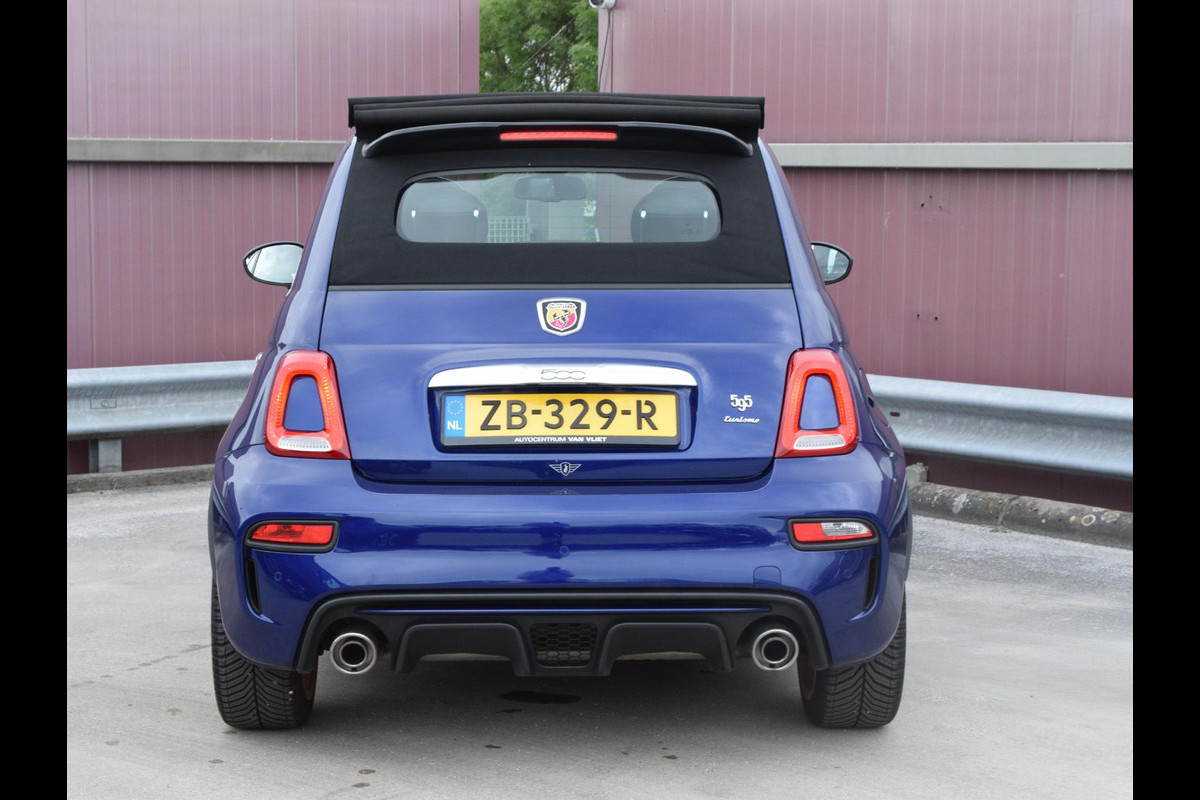 Abarth 500 C 1.4 T-Jet Abarth Turismo 595 | ZWART LEDEREN BEKLEDING | NAVI | CLIMATE CONTROL | PARKEERSENSOREN | 165 PK | NL AUTO |