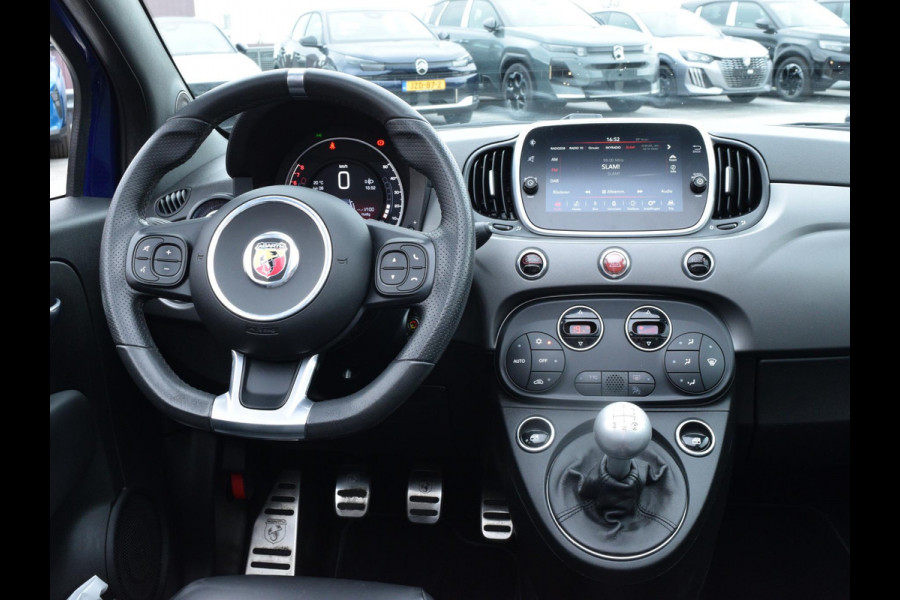 Abarth 500 C 1.4 T-Jet Abarth Turismo 595 | ZWART LEDEREN BEKLEDING | NAVI | CLIMATE CONTROL | PARKEERSENSOREN | 165 PK | NL AUTO |